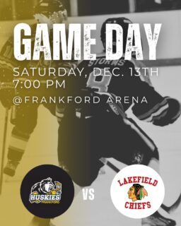 You already know what day it is.... GAME DAY in Frankford 

Puck drops at 7 PM @ Frankford Arena

Huskies VS Chiefs 

Special Reminder : HGTV Home Town Takeover is happening -- Staff from Quinte West will be there to shoot a promotional video!