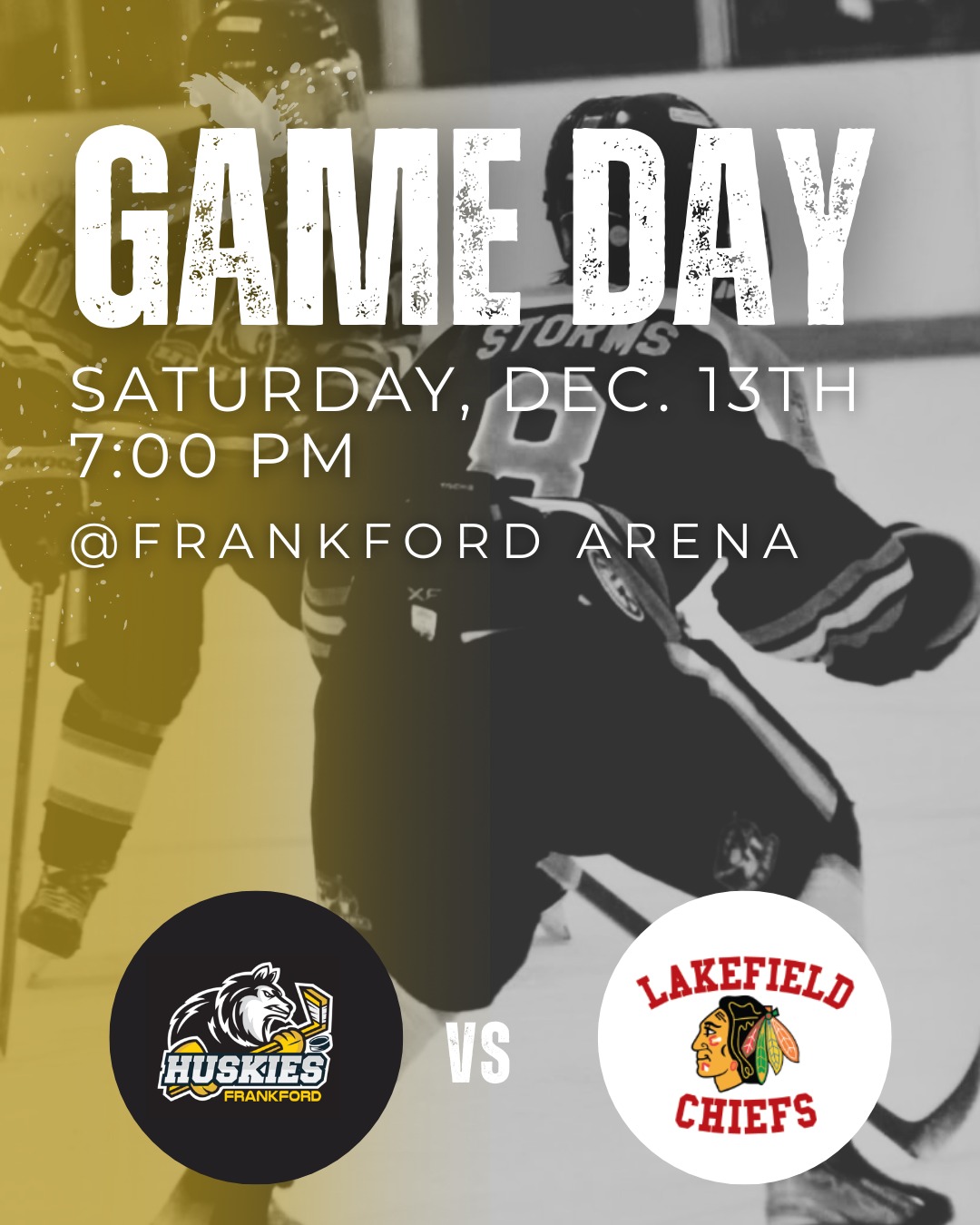 You already know what day it is.... GAME DAY in Frankford 

Puck drops at 7 PM @ Frankford Arena

Huskies VS Chiefs 

Special Reminder : HGTV Home Town Takeover is happening -- Staff from Quinte West will be there to shoot a promotional video!