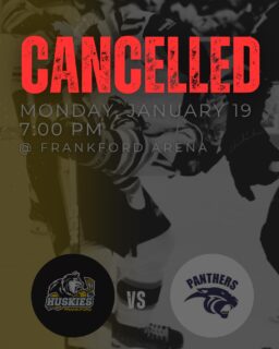 Game tonight is cancelled due to weather!