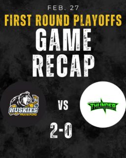 RECAP OF LAST NIGHTS GAME
Huskies 2-0 Trent Hills