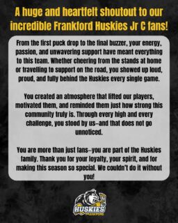 More than fans—you’re family 💛🏒
Thank you for being part of the journey!