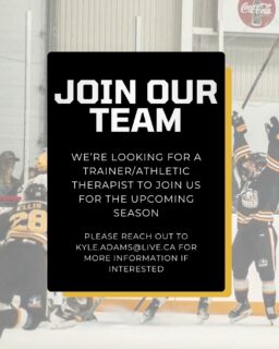 Join our team!

The Huskies are looking for a Trainer/Athletic Therapist for the upcoming season.

Interested? Reach out to kyle.adams@live.ca for more information.