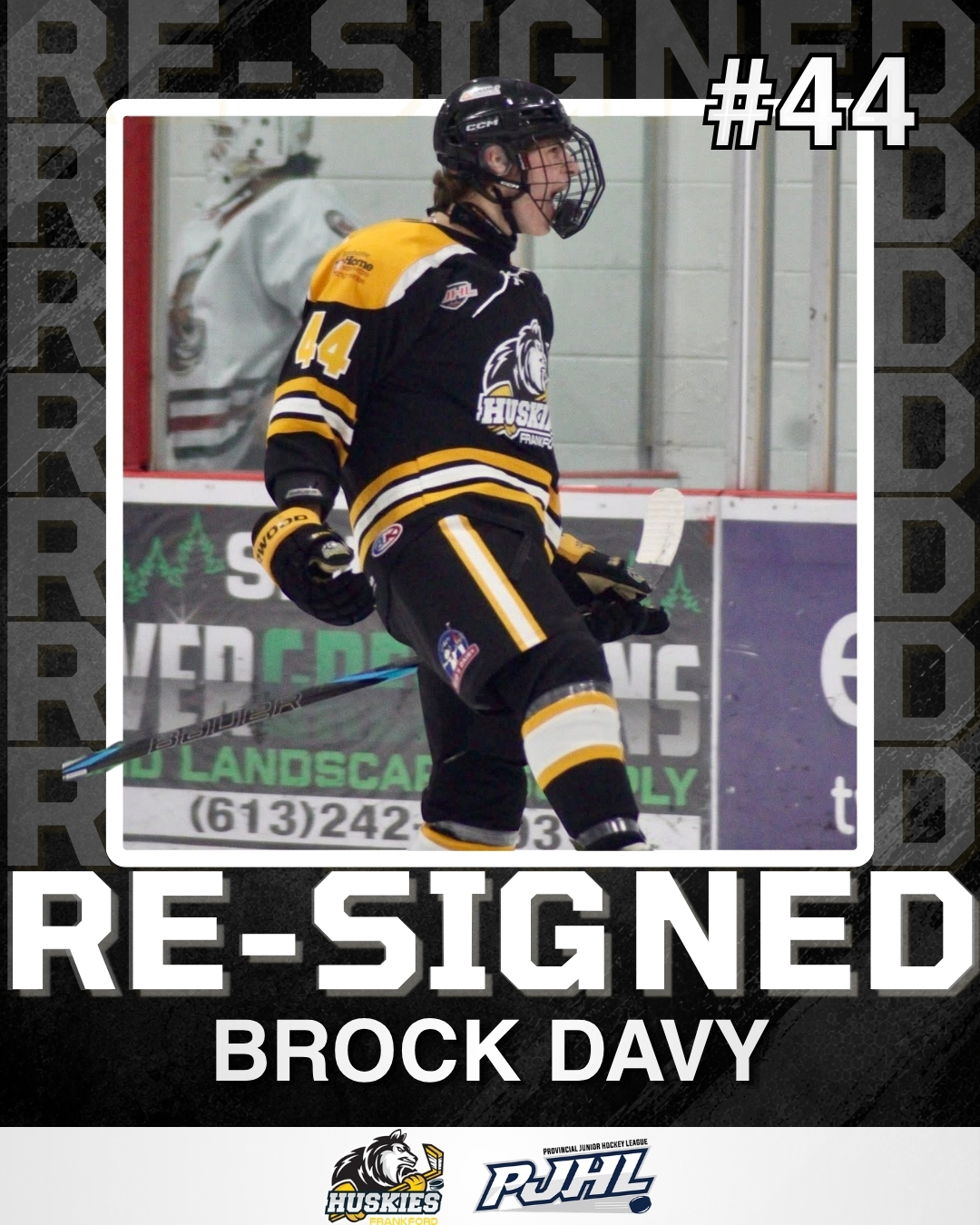 In the days leading up to our exhibition game, we will be reintroducing our returning players!

First up,

#44 Brock Davy