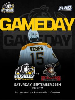 The Huskies are back at the Den tonight at 7!