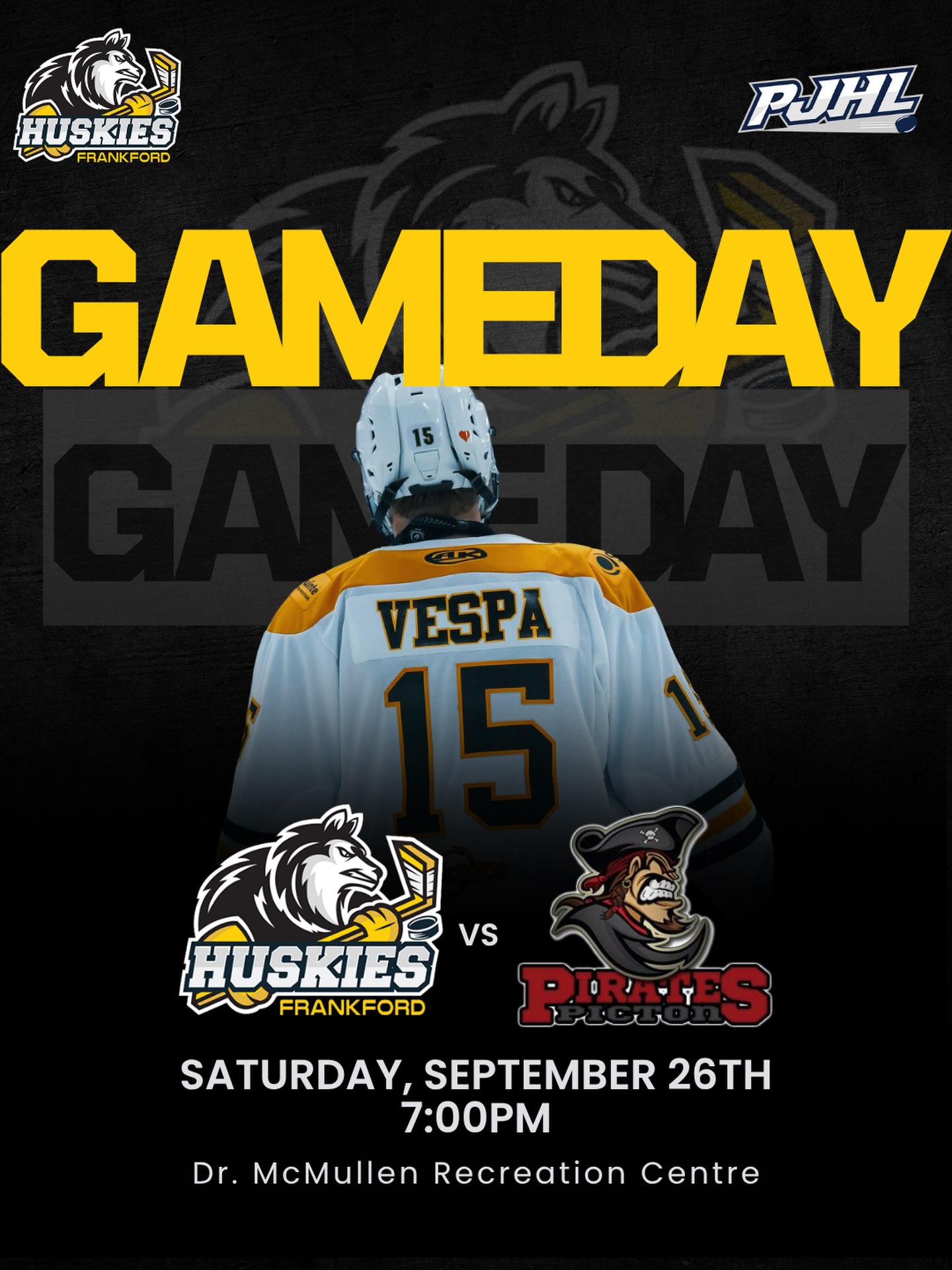 The Huskies are back at the Den tonight at 7!