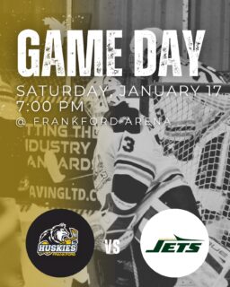 Back at it tonight! Huskies VS Jets at home @ 7:00 PM 🔥🔥🔥