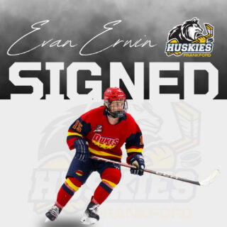 Welcome to the Den!

The Huskies are proud to announce the signing of Evan Erwin!

Erwin joins the Huskies after spending last season with the Wellington Dukes in the OJHL